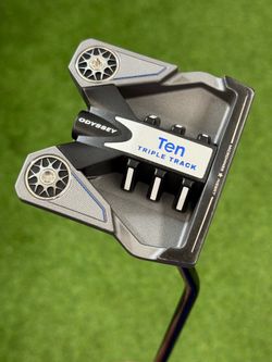 Odyssey Ten Triple Track Putter | 34” | RH | Custom Tour Gunmetal Finish RARE!