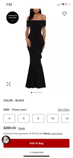 Off Shoulder Black Dress