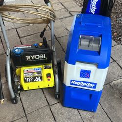 Vacuum , Power Washer, Carpet Machine 