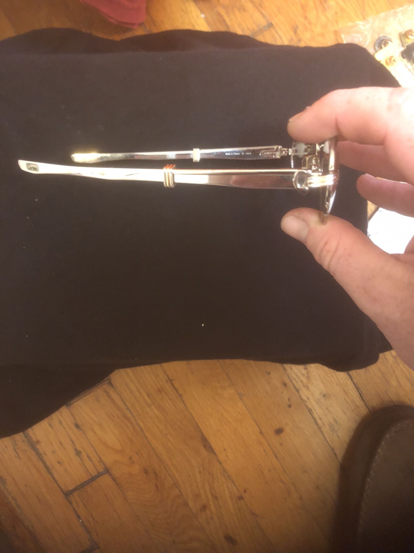 Cartier Stainless Steel Straight Backs