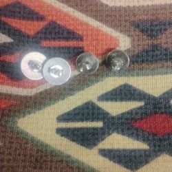 Earrings Native American Sterling Silver 