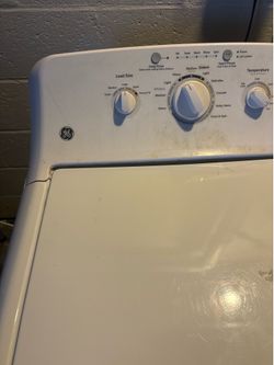 GE washer and dryer