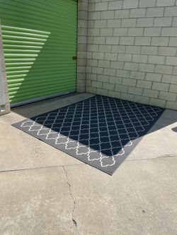 Gray ikea rug like new condition super clean