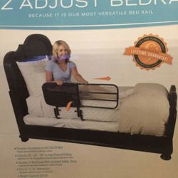 EZ ADJUST SAFETY BEDRAIL.  LIKE NEW  