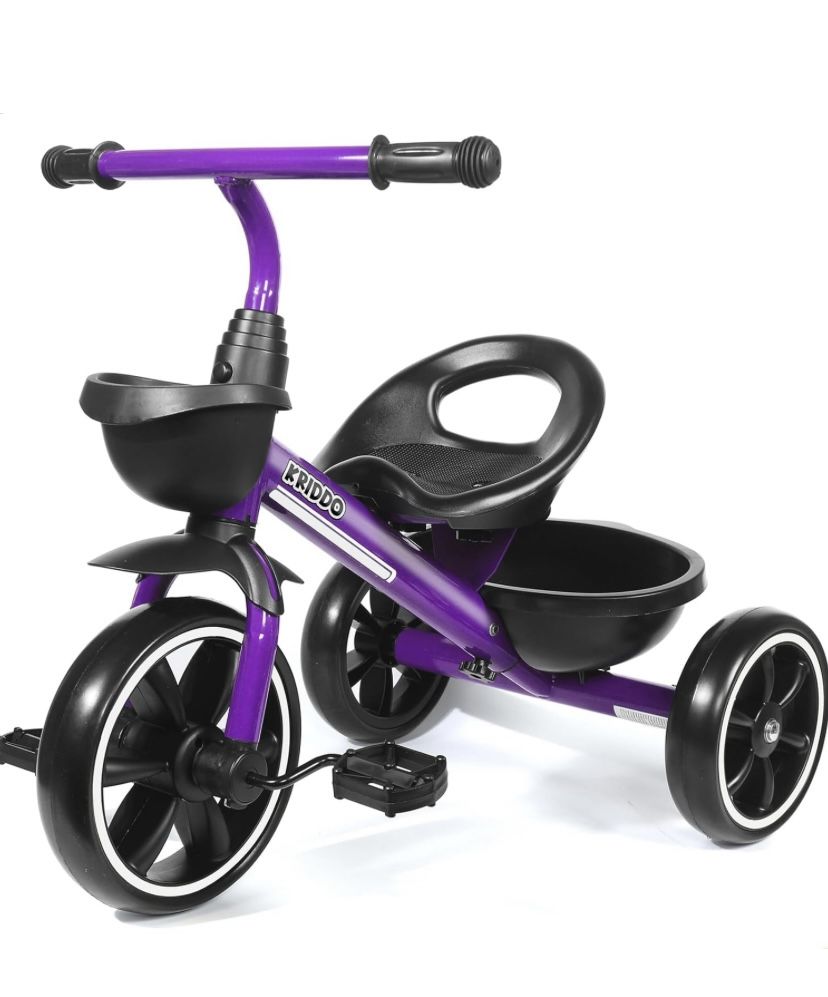KRIDDO Kids Tricycles Age 24 Month to 4 Years, Toddlers