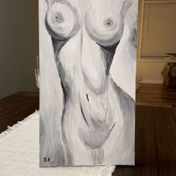 Minimalistic Figure Inspired Art/Canvas Painting 