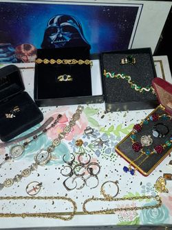 Huge lot of gold & silver jewelry
