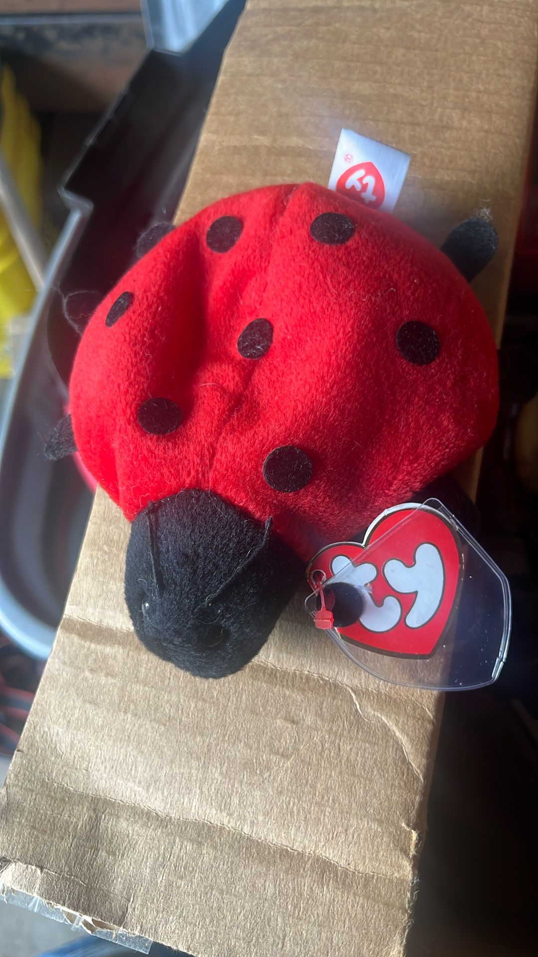 Ty Beanie Baby 3rd Gen. Very Rare Lucky 7 Felt Spots Dot with Perfect Mint Tags