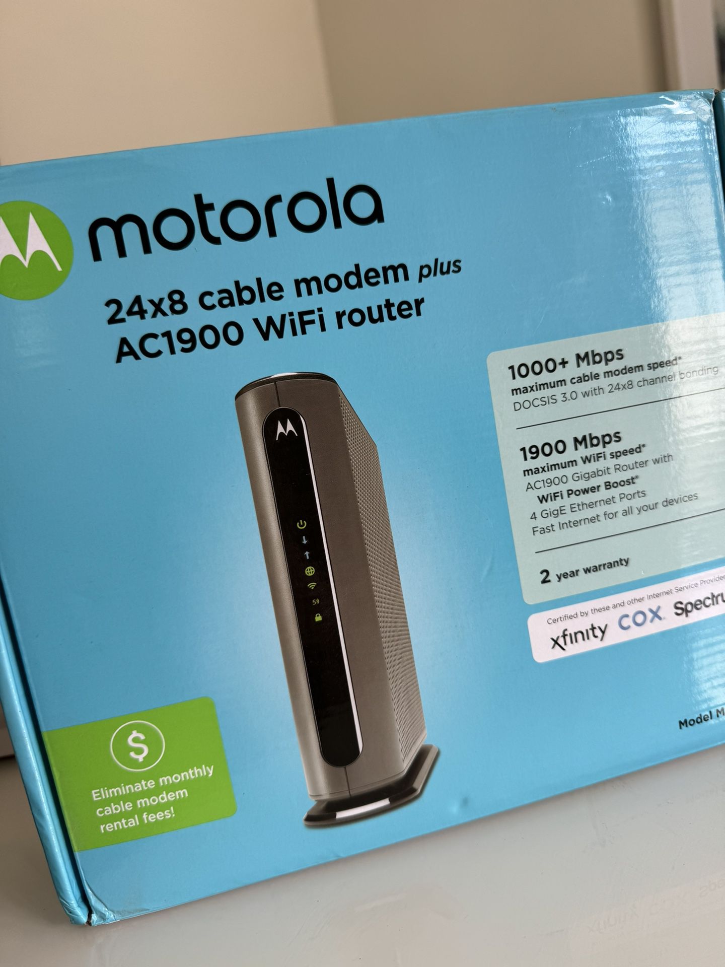 Motorola 24x8 Cable Modem Plus