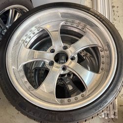 20” 5 spoke wheels 5x5 bolt pattern