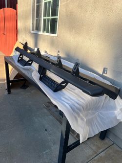 Side steps running boards side bars running boards nerf bars Toyota Tacoma Toyota tundra 4runner Nissan frontier fast and free professional installat