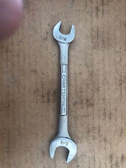 Craftsman 5/8 & 3/4 wrench.
