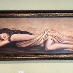 Lady Frame Painting