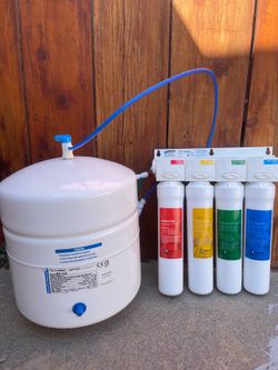 Watts Premier 4 Stage Reverse Osmosis Water Filter System with Air Gapped Faucet