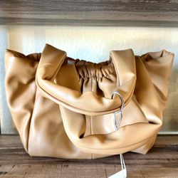 A New Day Camel Puff Purse