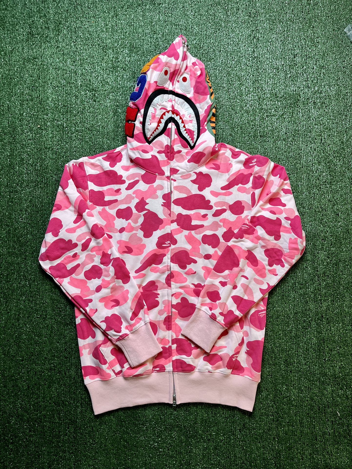 BAPE Hoodie Light Pink XL,M