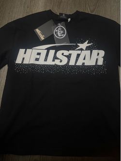 Black hellstar with rhinestones