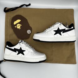 JJJJound x A Bathing Ape Bape Sta White Navy 4M