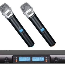 Wireless Handheld Microphone (2 Pack) - Brand New in Box