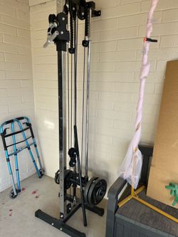 Wall weight bench