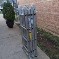 New 16'ft WERNER ALUMINUM  Folding Ladder Multi Position 