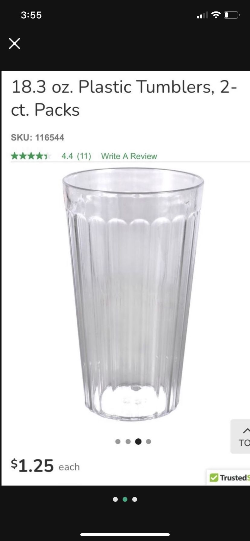 325 Reusable Plastic Pint Glasses