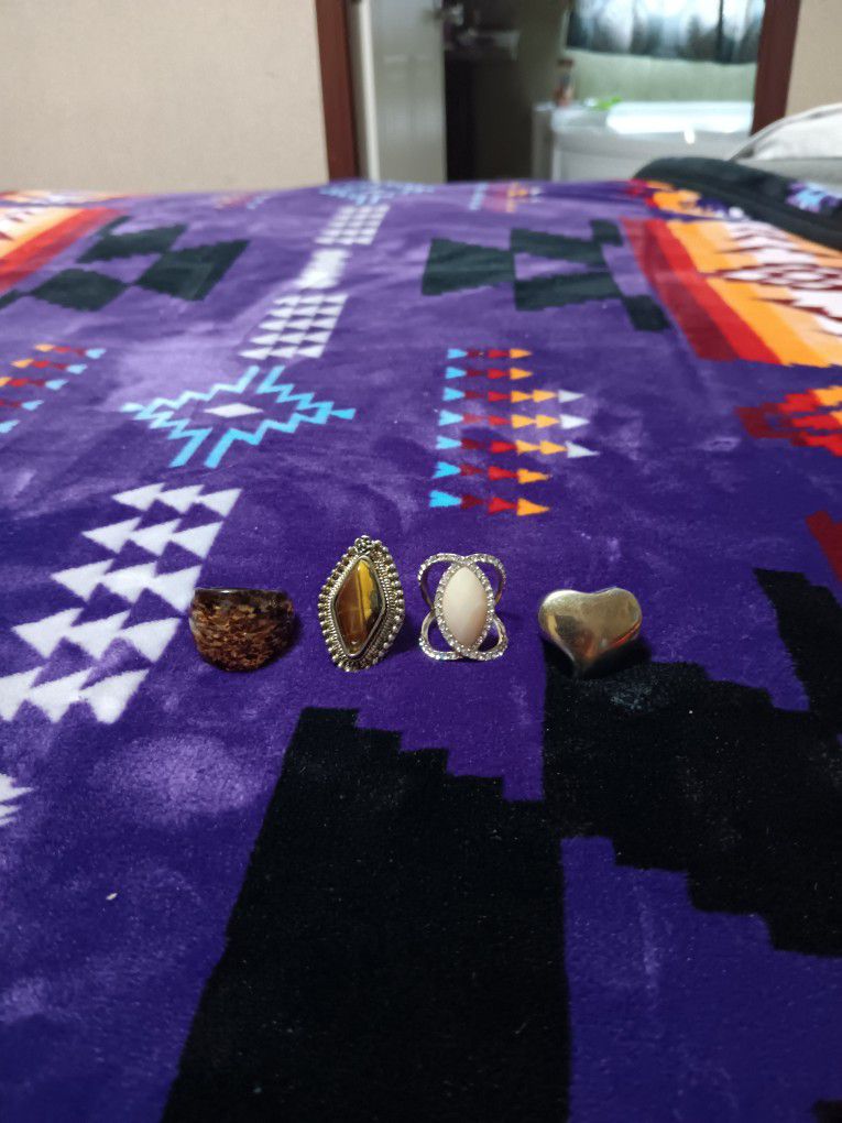Rings One Is A Tigers Eye 