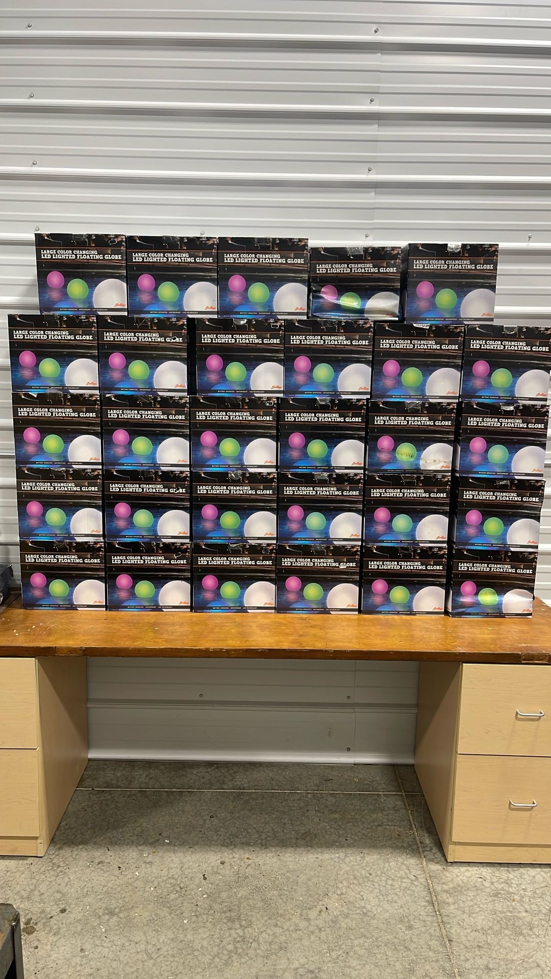 Large Color Changing LED Floating Globes