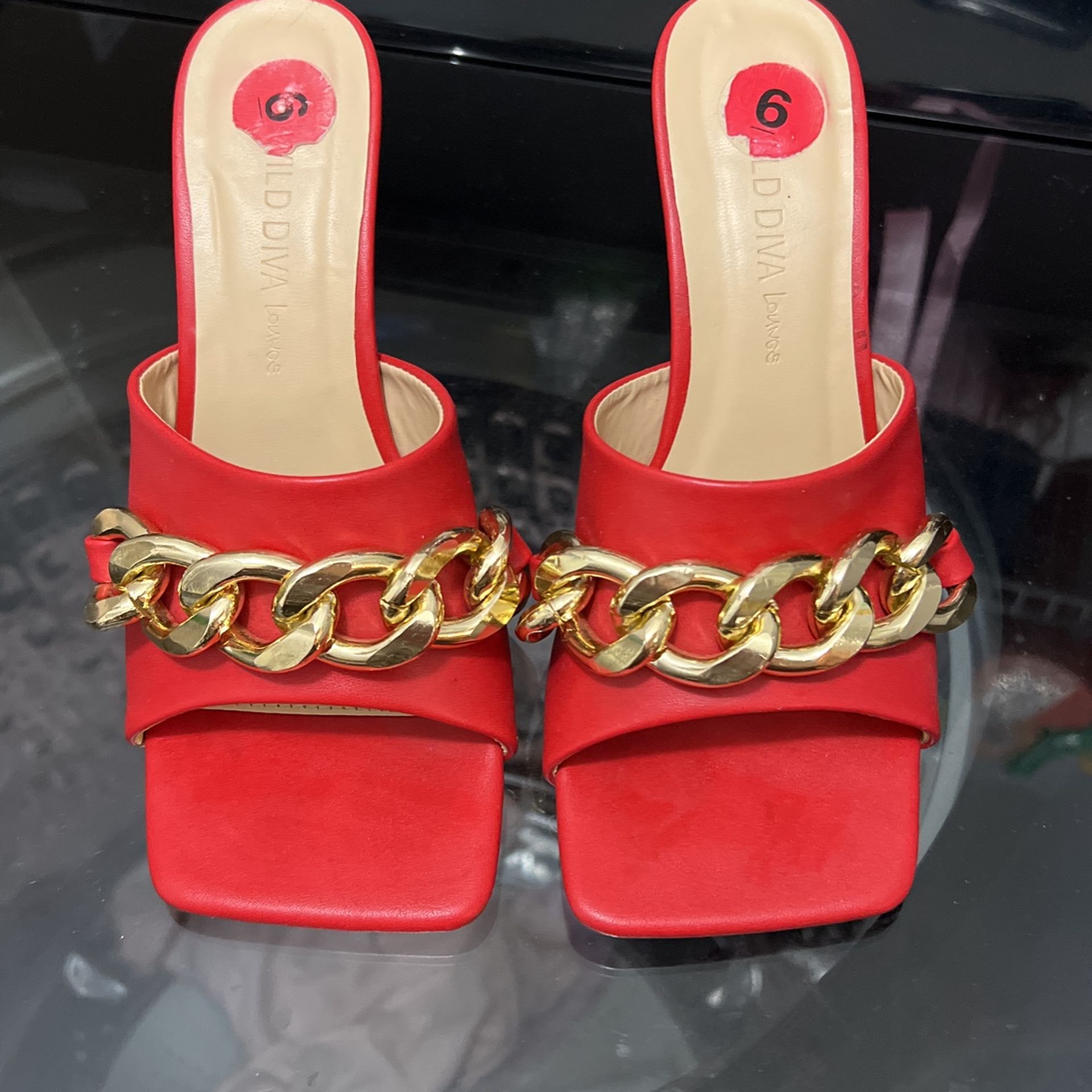 Red Heels Size 6