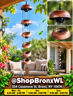 Copper Finish Bell Wind Chime