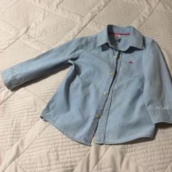 Cotton Boys Blue Shirt 