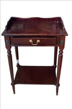 Mid 20th Century Vintage Bombay Company Faux Bamboo Accent table