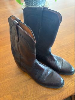 Vintage Lucchese Men’s Cowboy Boots 9 1/2D  $450
