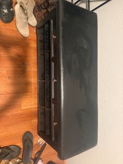 Black dresser