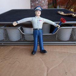 Mr Rooter mascot plunger