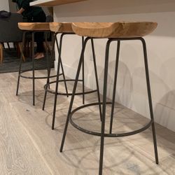 3 West elm Counter Stool 