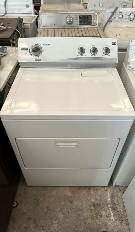 White Kenmore Dryer Large Capacity Quiet