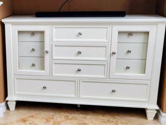 White dresser