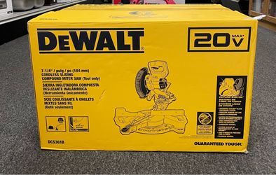 Dewalt 20v 7-1/4in Sliding Miter Saw in Box (Tool Only)