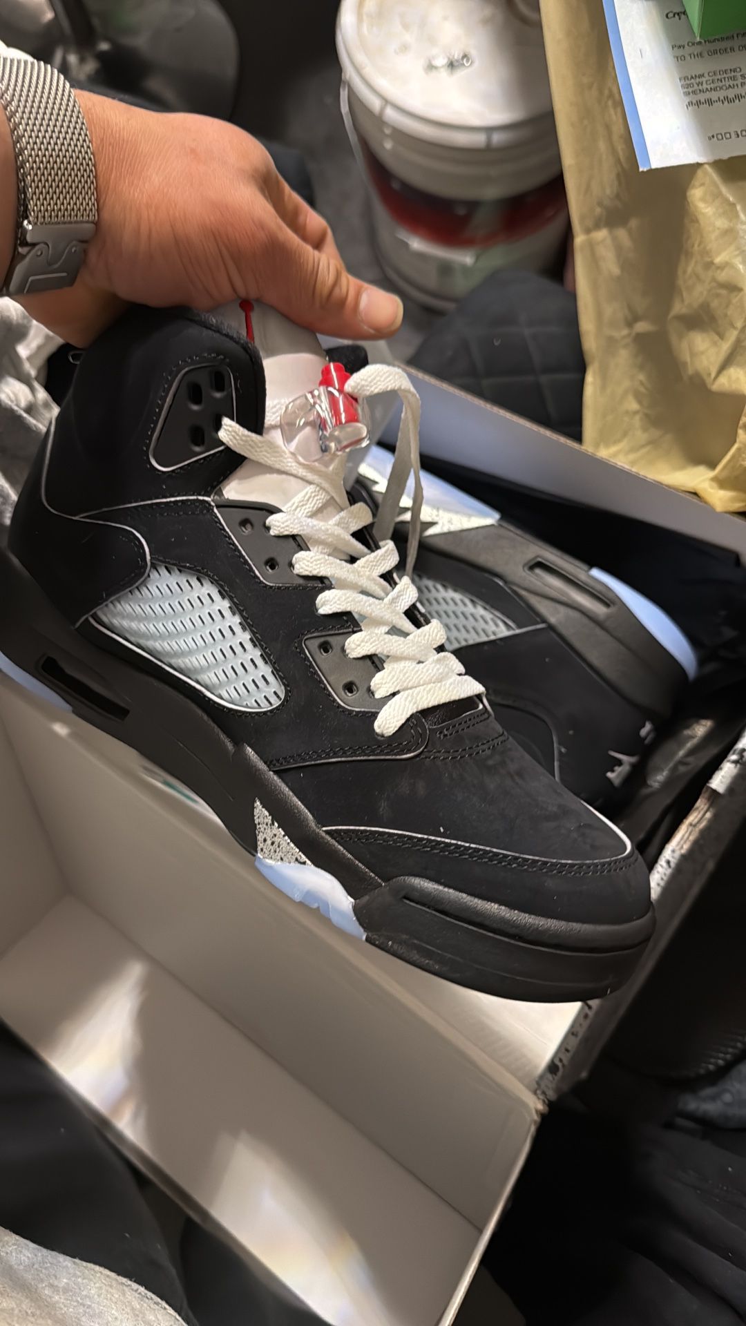 Jordan 5 Retro Og Black Metallic Reimagined