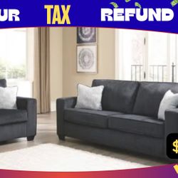 2 PC SOFA AND LOVESEAT 