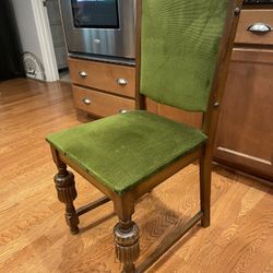 Six Green Chairs 