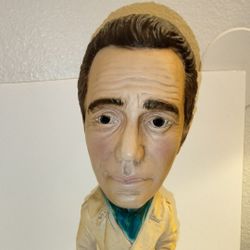 Vintage Humphrey Bogart Esco Chalk Statue!