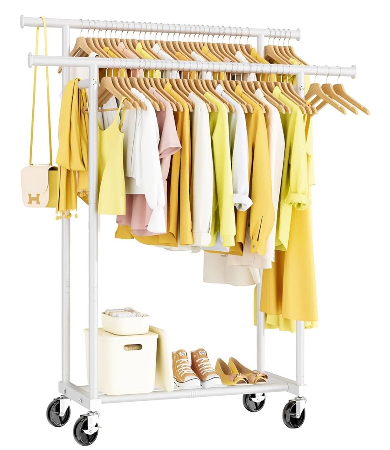 Double Rods Clothes Rack 