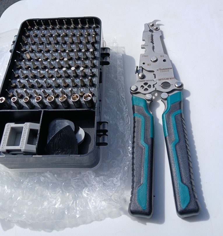 New Miniature Precision Tool Bit Set With Wire Cutters Great For Repairing Watches TVs Phones Etc 25 Firm