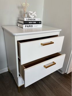 Modern 2 drawer nightstand✨