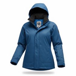 Worn Once Burton Snowboard Dry Ride Jacket Hooded Blue Women’s Small Comfort