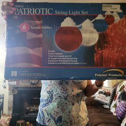 Patriotic Awning Camper Lights Just Reduce..