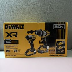 Dewalt XR 20V 2-tool Hammer Drill/ Impact Driver Combo Kit 