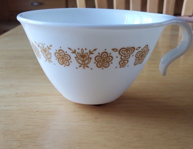 Vintage Corelle Butterfly Gold Cups
